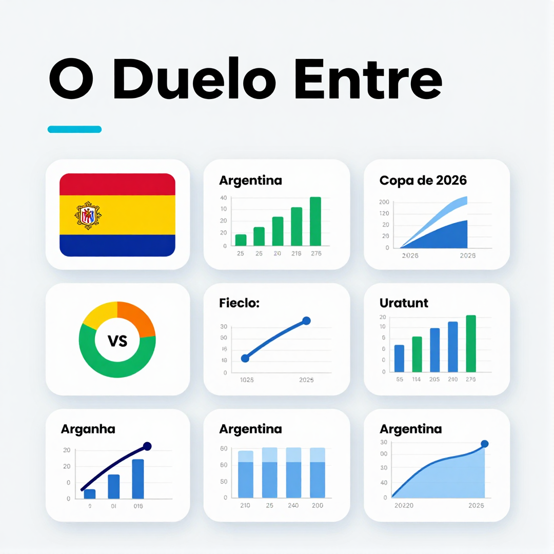 Infográfico - Espanha x Argentina na Final da Copa de 2026: O Duelo Entre Professor e Aluno