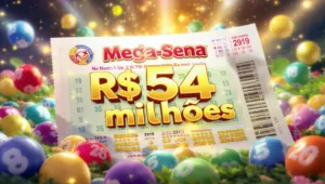 Mega-Sena 2919 sorteia prêmio de R$ 54 milhões nesta quinta-feira