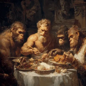 Homens e hominídeos dominando a cadeia alimentar: descobertas revolucionárias mudam a nossa compreensão da evolução