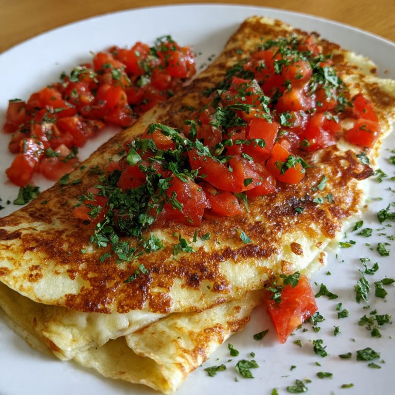 Crepioca de Queijo com Tomate e Orégano: Café da Manhã Saudável e Prático