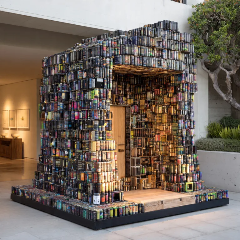 Homem Produz Energia Caseira com 1.000 Baterias Recicladas