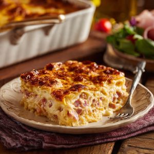 Lasanha Rápida de Presunto e Queijo: Receita Prática e Saborosa