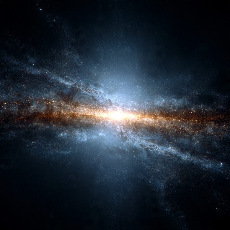 Sinal raro no centro da Via Láctea pode indicar primeira evidência direta de matéria escura