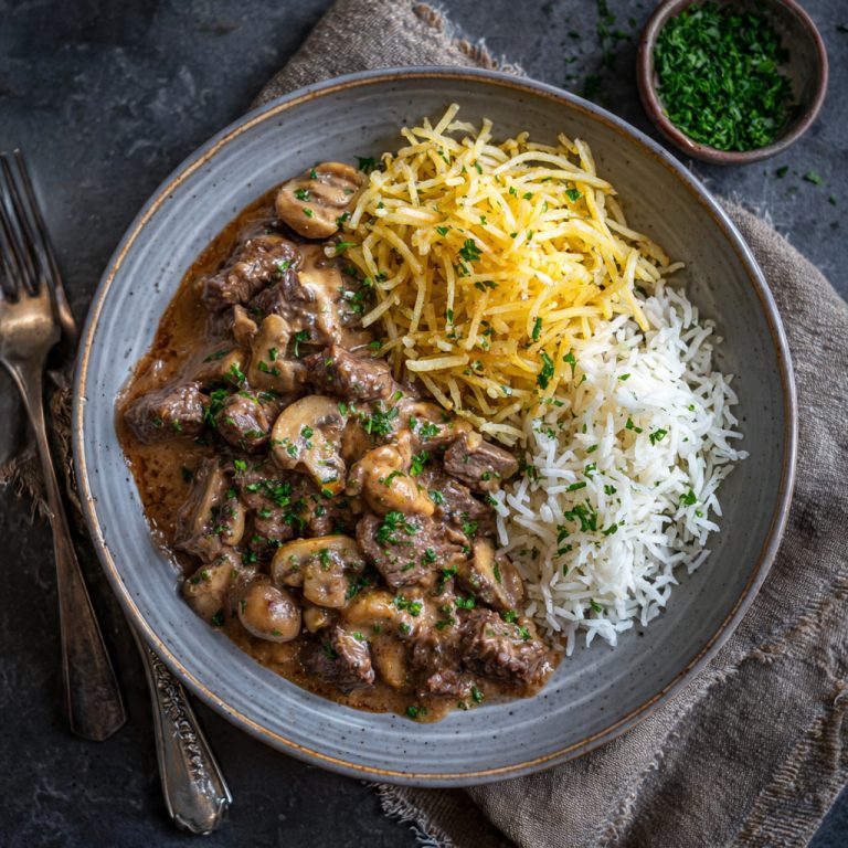 Strogonoff de Carne Rápido: Prático, Cremoso e Saboroso