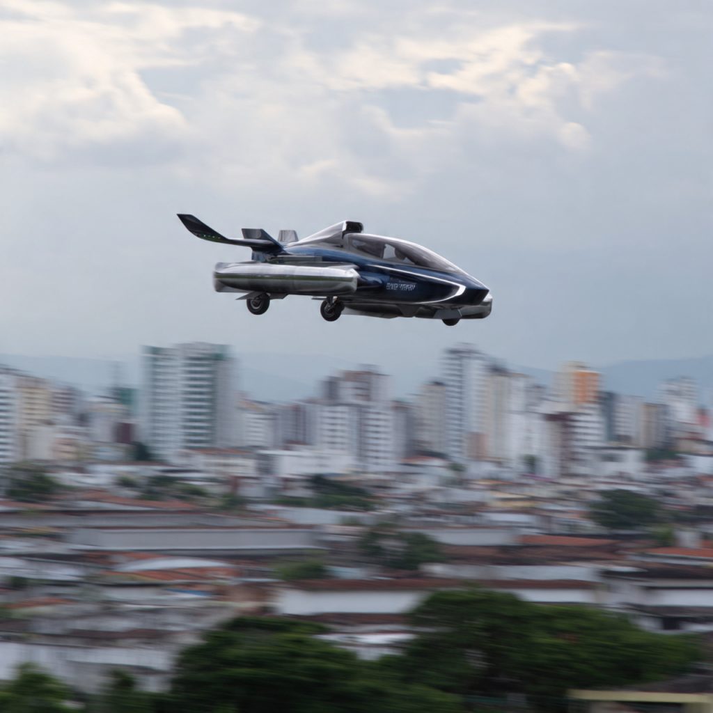 Carro voador da Embraer realiza voo-teste inaugural em São Paulo e marca nova fase da mobilidade aérea