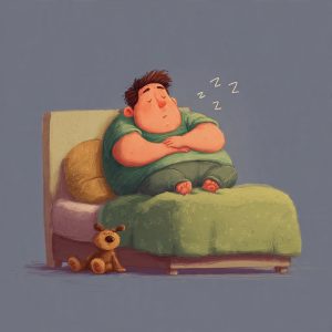 A relação entre a falta de sono e a obesidade: como noites curtas afetam o corpo