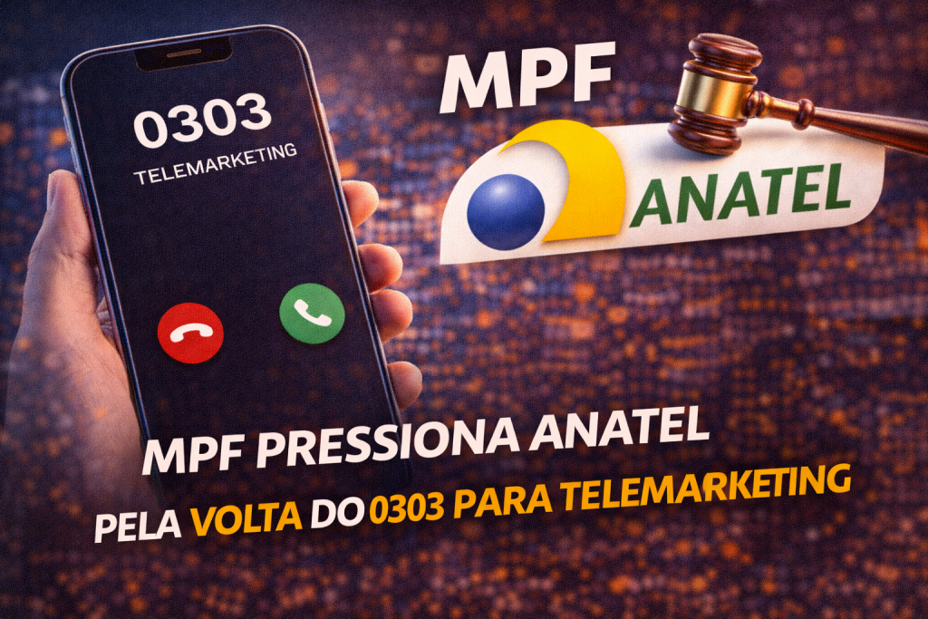 MPF pressiona Anatel para retomar o prefixo 0303 em ligações de telemarketing