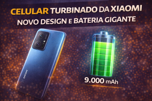Celular “turbinado” da Xiaomi aposta em novo design e bateria gigante de 9.000 mAh