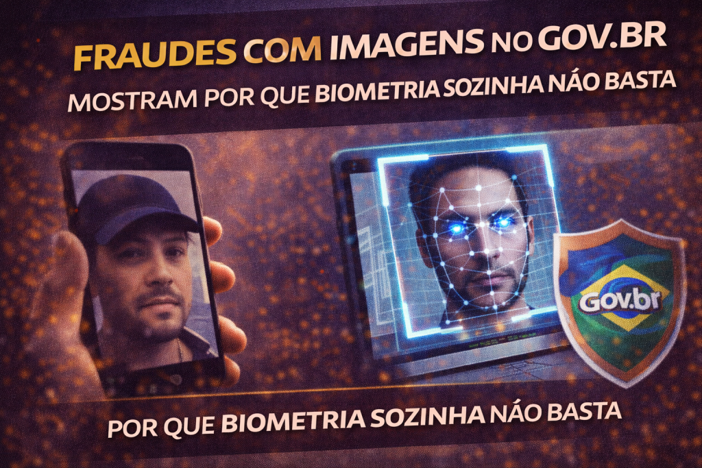 Fraudes com imagens no Gov.br expõem limites da biometria e reforçam a necessidade de múltiplas camadas de segurança