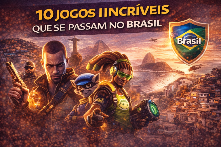 10 jogos incríveis que se passam no Brasil e mostram o país para o mundo