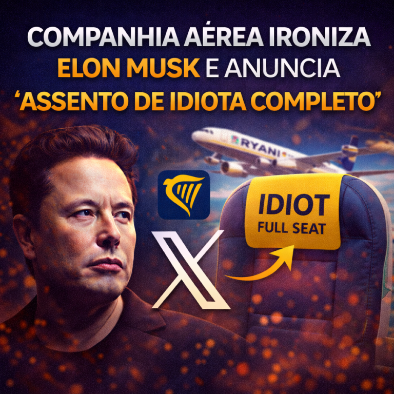 Companhia aérea ironiza Elon Musk e anuncia ‘assento de idiota completo’ após provocação do bilionário