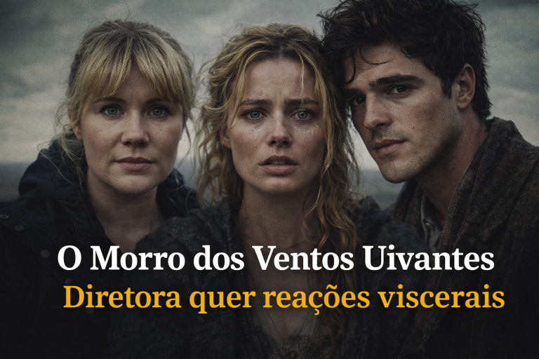 O Morro dos Ventos Uivantes: diretora aposta em impacto emocional intenso e quer reações viscerais do público