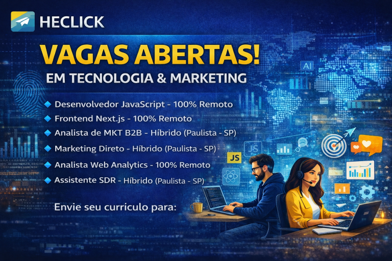 Empresa Abre Vagas Remotas e Híbridas em Tecnologia e Marketing no Brasil