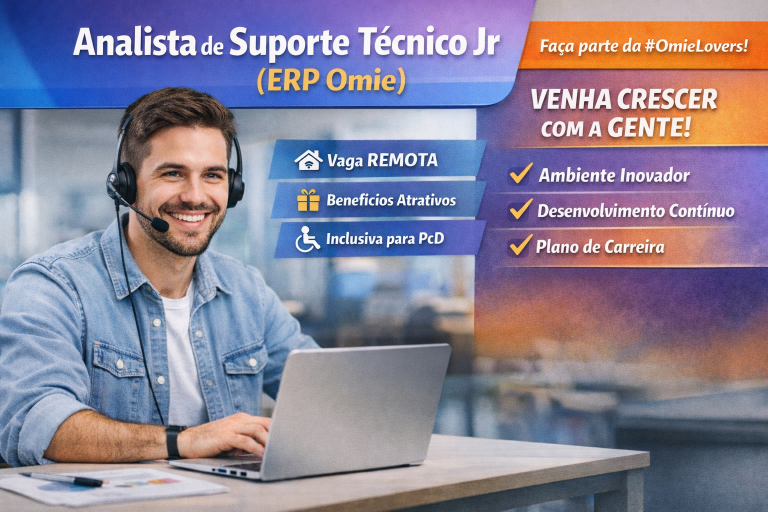 Analista de Suporte Técnico Jr (ERP Omie): Carreira em Crescimento no Coração da Tecnologia Brasileira