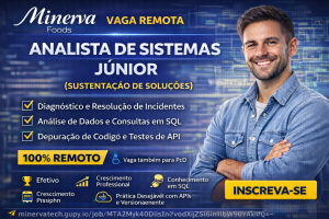 Analista de Sistemas Júnior – Sustentação de Soluções na Minerva Foods: Tecnologia, Diagnóstico e Impacto Global