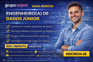 Engenheiro(a) de Dados Júnior no Grupo Enjoei: Pipelines, Cloud e Impacto em Escala Nacional