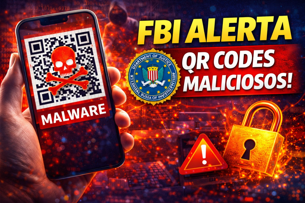 FBI alerta sobre uso de QR Codes maliciosos e orienta usuários a redobrar atenção