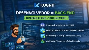 M2D (Kognit) abre vagas remotas para Desenvolvedor(a) Back-End Júnior e Pleno em .NET