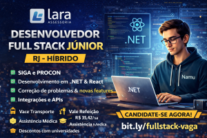 Desenvolvedor Full Stack Júnior no RJ (Híbrido) | .NET, React e Sistemas Jurídicos com Foco em Evolução de Produtos