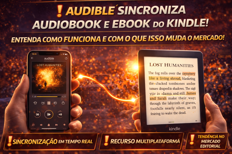 AUDIBLE REVOLUCIONA A LEITURA DIGITAL COM SINCRONIZAÇÃO ENTRE AUDIOBOOK E EBOOK DO KINDLE — ENTENDA COMO FUNCIONA E POR QUE ISSO MUDA O MERCADO