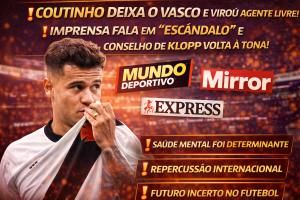COUTINHO DEIXA O VASCO, VIRA AGENTE LIVRE E REPERCUSSÃO INTERNACIONAL APONTA “ESCÂNDALO” E CONSELHO PROFÉTICO DE KLOPP