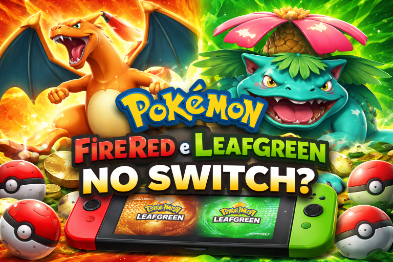 Pokémon FireRed e LeafGreen no Switch: Nintendo esclarece venda separada, responde críticas e impulsiona as comemorações de 30 anos da franquia