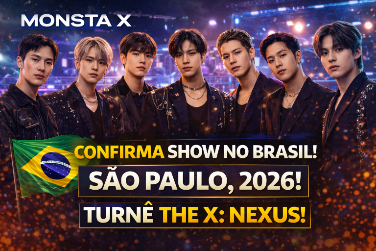 Monsta X confirma show explosivo em São Paulo com a turnê THE X: NEXUS e reforça a força do k-pop no Brasil em 2026