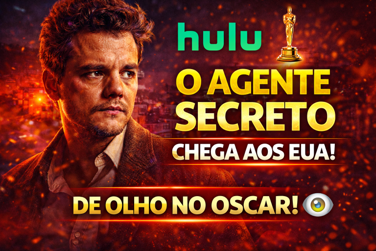 O AGENTE SECRETO EXPANDE FRONTEIRAS: THRILLER BRASILEIRO CHEGA AO STREAMING NOS EUA E CONSOLIDA SUA CORRIDA INTERNACIONAL RUMO AO OSCAR 2026