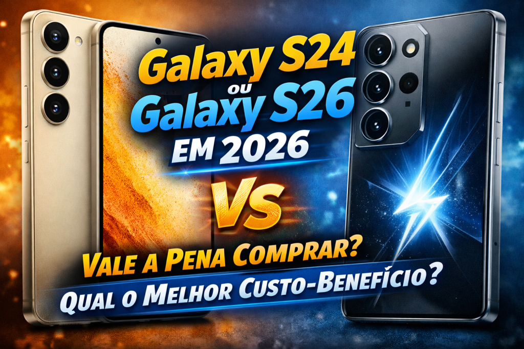 Galaxy S24 ou Galaxy S26 em 2026: A Verdade Sobre Custo-Benefício, Desempenho e se Ainda Vale a Pena Comprar o Modelo Anterior