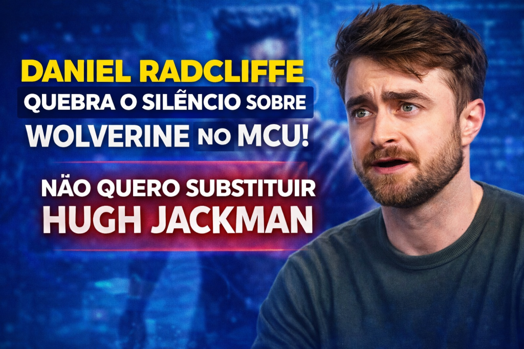 DANIEL RADCLIFFE QUEBRA O SILÊNCIO SOBRE WOLVERINE E EXPLICA POR QUE NÃO QUER SUBSTITUIR HUGH JACKMAN NO MCU