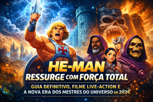 He-Man Ressurge com Força Total: Guia Definitivo, Filme Live-Action e a Nova Era dos Mestres do Universo em 2026