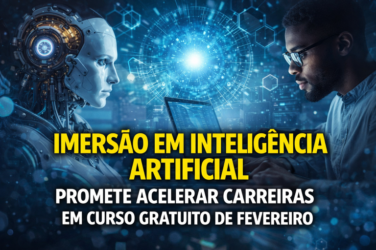IMERSÃO EM INTELIGÊNCIA ARTIFICIAL PROMETE ACELERAR CARREIRAS EM CURSO GRATUITO DE FEVEREIRO