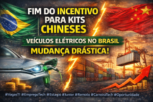 Fim do Incentivo para Kits Chineses Muda Jogo dos Elétricos no Brasil e Pressiona Montadoras