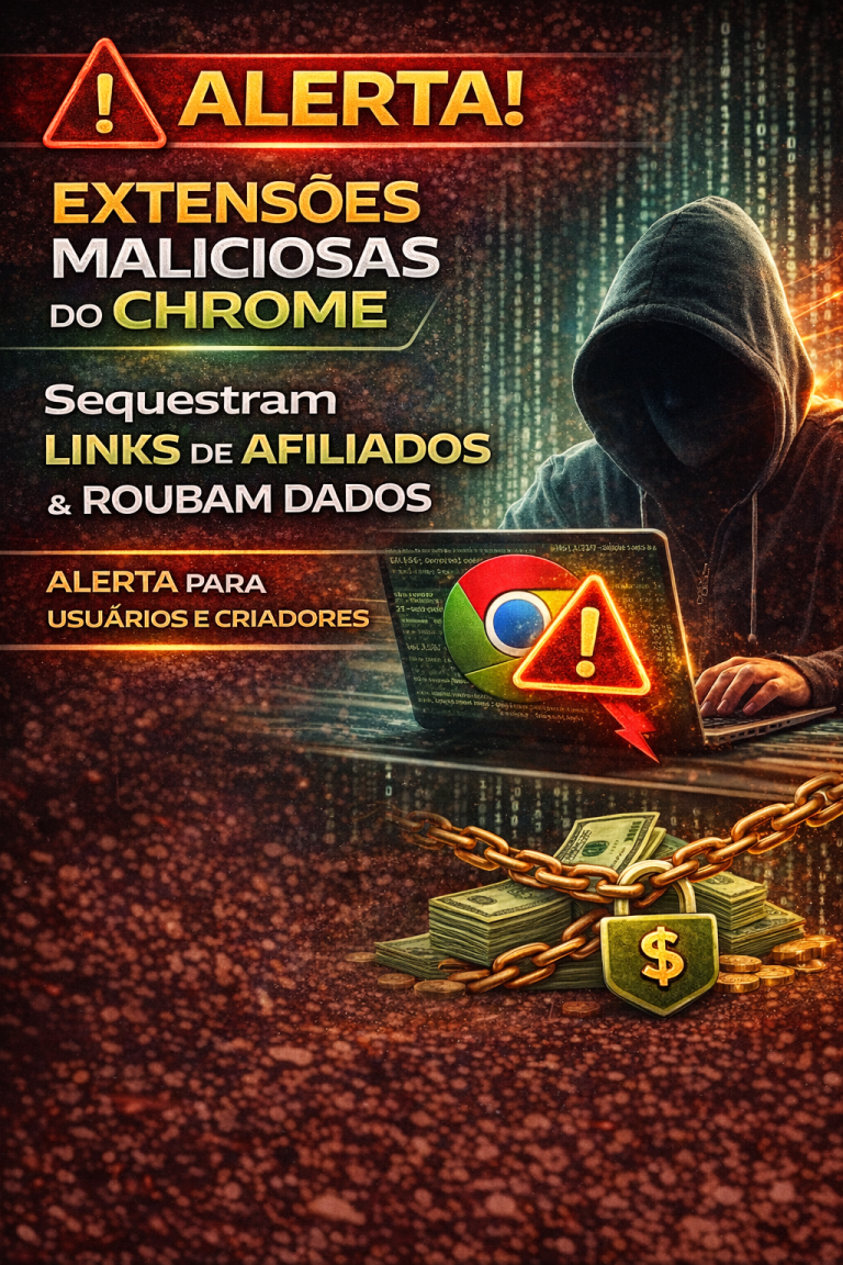 Extensões maliciosas do Chrome “sequestram” links de afiliados e roubam dados: alerta para usuários e criadores
