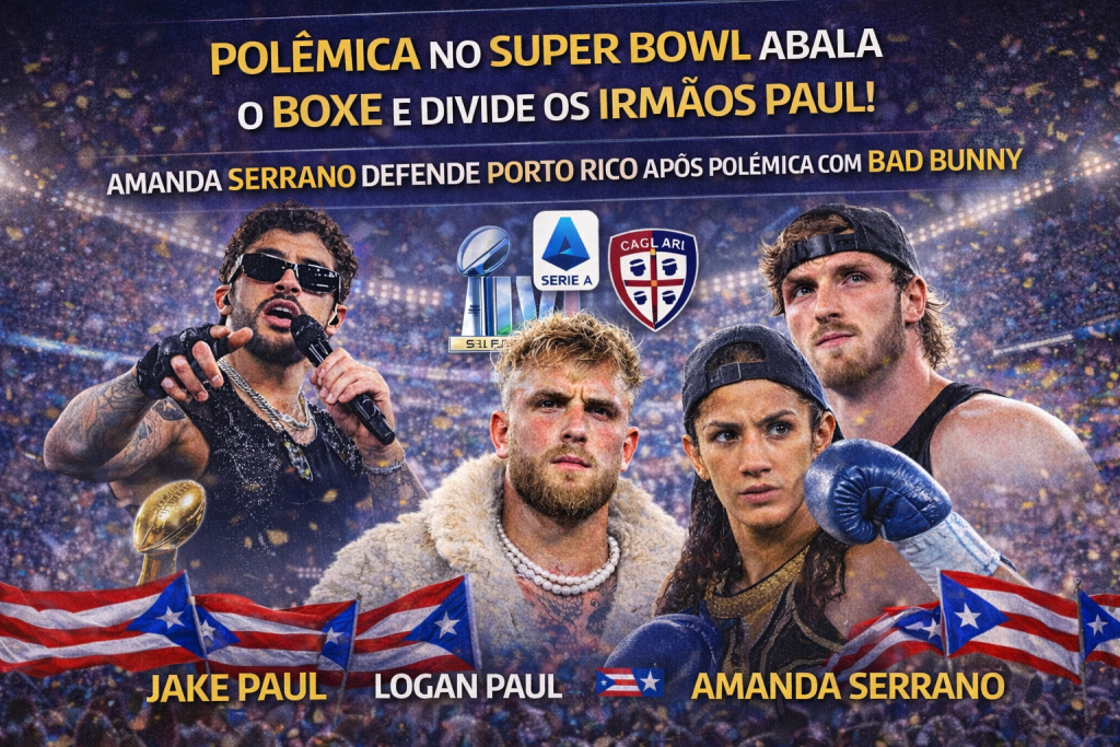 POLÊMICA NO SUPER BOWL ABALA O BOXE, DIVIDE OS IRMÃOS PAUL E LEVA AMANDA SERRANO A DEFENDER PORTO RICO
