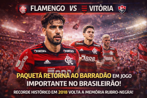 PAQUETÁ VOLTA AO BARRADÃO, FLAMENGO APOSTA EM FORÇA MÁXIMA E RECORDE HISTÓRICO GANHA NOVO CAPÍTULO