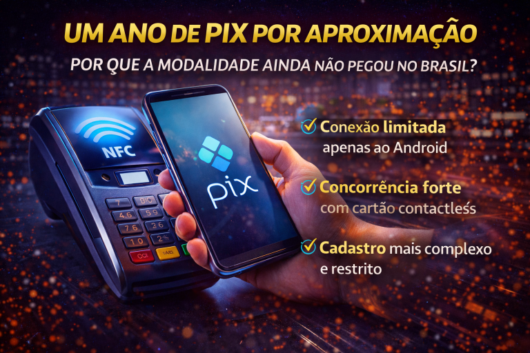 Um Ano de Pix por Aproximação: Por Que o Pagamento com NFC Ainda Não Virou Popular no Brasil e O Que Pode Mudar Esse Cenário