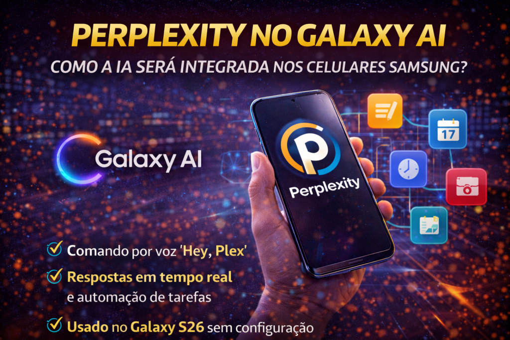 Perplexity no Galaxy AI: Como Funciona a Integração da IA nos Celulares Samsung e O Que Muda no Galaxy S26