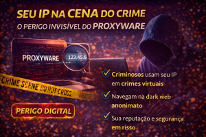 Seu IP na Cena do Crime: Como o Proxyware Transforma Sua Internet em Ferramenta de Hackers Sem Você Perceber