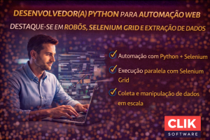 DESENVOLVEDOR(A) PYTHON PARA AUTOMAÇÃO WEB: COMO SE DESTACAR EM ROBÔS, SELENIUM GRID E EXTRAÇÃO DE DADOS EM ALTA ESCALA