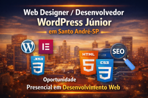 Web Designer / Desenvolvedor WordPress Júnior em Santo André: Oportunidade para Quem Quer Crescer no Desenvolvimento Web