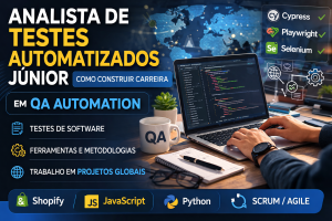 Analista de Testes Automatizados Júnior: Como Construir Carreira em QA Automation e Trabalhar com Testes de Software em Projetos Globais