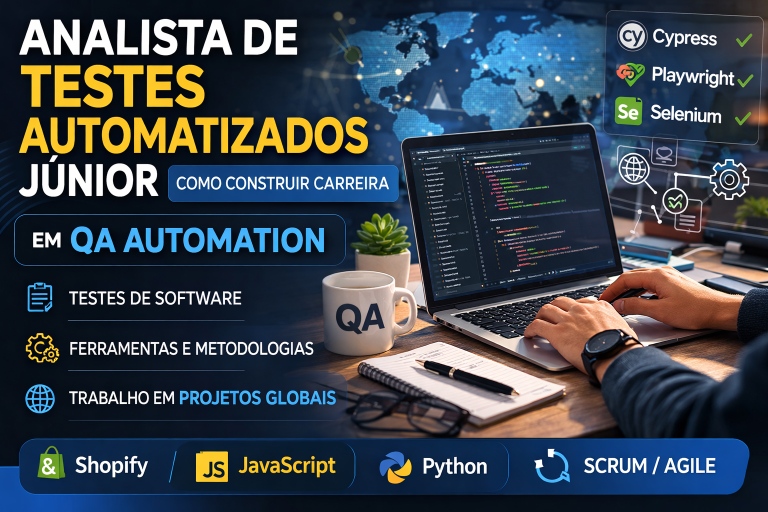 Analista de Testes Automatizados Júnior: Como Construir Carreira em QA Automation e Trabalhar com Testes de Software em Projetos Globais