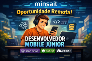 Desenvolvedor Mobile Júnior na Minsait: Oportunidade Remota para Trabalhar com React Native, APIs e Desenvolvimento de Aplicações Mobile