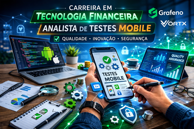CARREIRA EM TECNOLOGIA FINANCEIRA: COMO SE TORNAR UM ANALISTA DE TESTES MOBILE E ATUAR EM UMA FINTECH INOVADORA