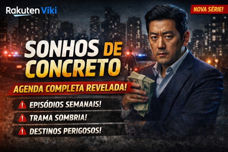 AGENDA COMPLETA DE “SONHOS DE CONCRETO”: NOVO K-DRAMA DO RAKUTEN VIKI PRENDE FÃS COM TRAMA SOMBRIA, LANÇAMENTOS SEMANAIS E HISTÓRIA INTENSA