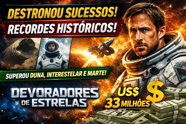 EXPLOSÃO NOS CINEMAS: “DEVORADORES DE ESTRELAS” BATE RECORDES, SUPERA GIGANTES DA FICÇÃO CIENTÍFICA E SE TORNA FENÔMENO GLOBAL