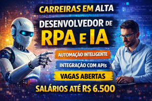 Desenvolvedor RPA e IA: Oportunidades em Alta, Habilidades Essenciais e Caminhos para Crescer na Nova Era da Automação