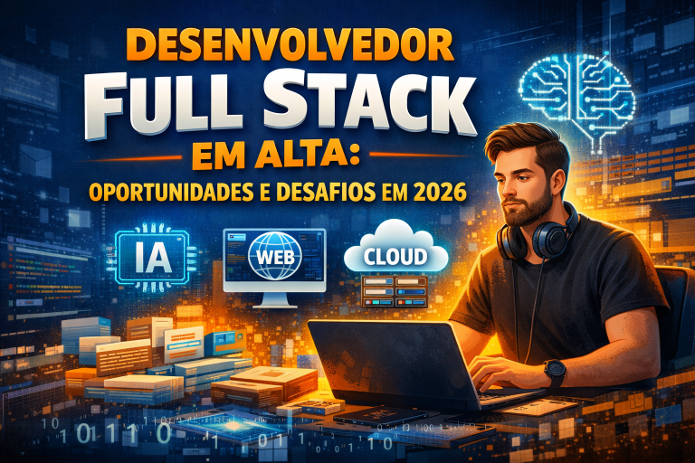 Desenvolvedor Full Stack em Alta: Oportunidades Reais, Exigências do Mercado e Caminhos Estratégicos para Conquistar sua Vaga em 2026