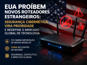 EUA Proíbem Novos Roteadores Estrangeiros: Segurança Cibernética Vira Prioridade e Redefine o Mercado Global de Tecnologia